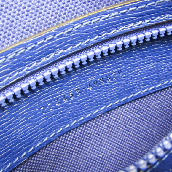 GUCCI Authentic Blue Leather Shoulder Bag - Picture 10 of 11